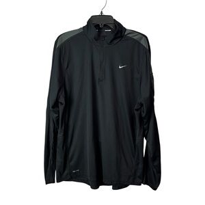 Nike Running Men’s Black Dri-FIT Half-Zip Pullover size XL